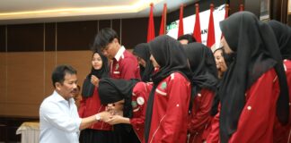 Muhammad Rudi Hadiri Pelantikan IPMKOB Pekanbaru