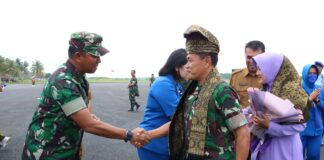 Danlanud RSA Natuna Terima Kunjungan Kerja Pangkogabwilhan I