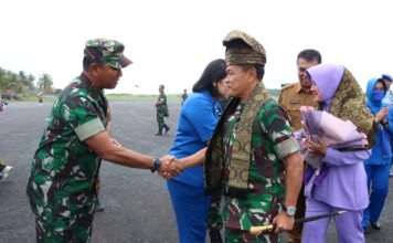 Danlanud RSA Natuna Terima Kunjungan Kerja Pangkogabwilhan I