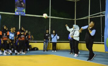 Dewi Ansar Buka Kejuaraan Bola Voli Gubernur Cup Kategori Putri U-23 Zona Bintan