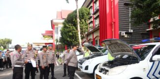 Kesiapan Hadapi Pemilu 2024, Wakapolda Kepri Lakukan Pengecekan Ranmor dan Ransus