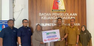 BPJamsostek Meulaboh Serahkan Santunan Kematian Tenaga Kontrak BPKD