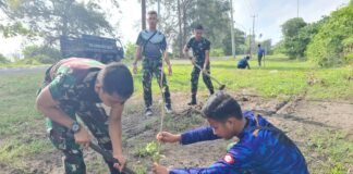 Lanud Raden Sadjad Natuna Terus Gulirkan Program Penghijauan