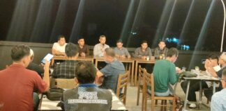 Jelang Pemilu 2024, KPU Natuna Ngopi Bareng Awak Media