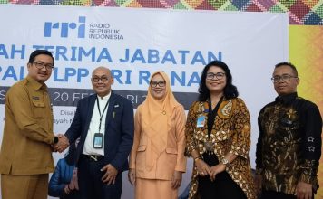 Sekda Natuna Boy Wijanarko Hadiri Sertijab Kepala LPP RRI Ranai