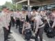 Kapolres Lingga Pimpin Apel Pengecekan Kesiapan Personel Pengamanan TPS Pemilu 2024