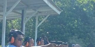 Lindungi NKRI, Prajurit Lanud RSA Natuna Terus Asah Kemampuan Menembak