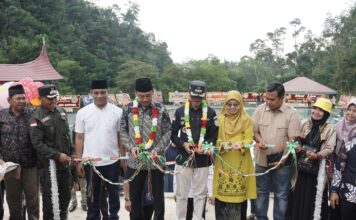 Resmikan Objek Wisata Lembah Batang Mangkisi, Bupati Safaruddin Puji Kinerja Wali Nagari Balai Panjang