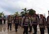 Polres Kepulauan Anambas Laksanakan Apel Pergeseran Pasukan Pam TPS Pemilu 2024