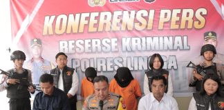 Polres Lingga Gelar Konferensi Pers Ungkap Kasus Tindak Pidana Pencabulan dan Pornografi