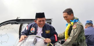 Gubernur Ansar Bersama Forkopimda Sambut Kedatangan 3 Pesawat Tempur TNI AU