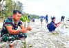 Cegah Ambrasi Pantai, Prajurit Lanud RSA Natuna Konsisten Rawat Tanaman Mangrove