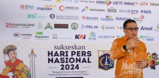 Pj Wali Kota Jasman Hadiri Acara Puncak Peringatan HPN 2024