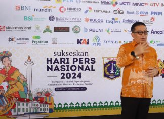 Pj Wali Kota Jasman Hadiri Acara Puncak Peringatan HPN 2024