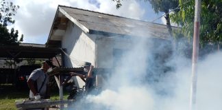 Cegah DBD, Lanal Ranai Lakukan Fogging