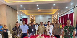 Polres Natuna Lakukan Pengamanan Rekapitulasi Perhitungan Suara Tingkat Kapubaten