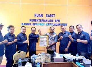 Menuju BPN yang Modern dan Mudah Diakses Publik, Anjangsana PWI Kepri bersama Kakanwil Sri Pranoto