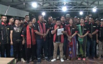DPD Pemuda Merga Silima Batam Deklarasi Siap Ciptakan Pemilu Damai