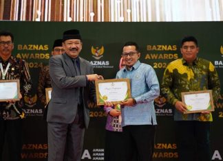 Bupati Eka Putra Raih Penghargaan dari BAZNas RI, Ini Kategorinya