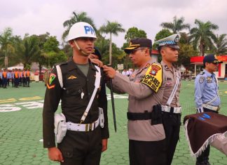 Kapolres Natuna Pimpin Apel Gelar Pasukan Operasi Keselamatan Seligi 2024