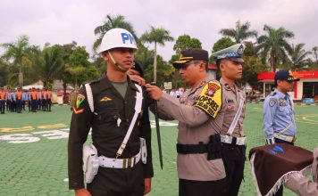 Kapolres Natuna Pimpin Apel Gelar Pasukan Operasi Keselamatan Seligi 2024