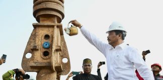 Kepala BP Batam Muhammad Rudi Lakukan Ground Breaking Pembangunan Flyover Sei Ladi