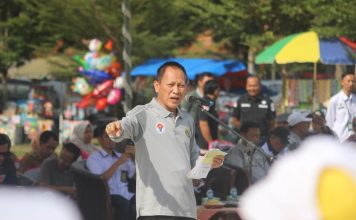 PJ Bupati Tuba Resmi Buka Lombaan Senam Untuk Meriahkan HUT Tuba Ke-27 Tahun 2024