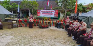 Gugus Depan SMP Negeri 2 Singkep Gelar Penilaian Pramuka Penggalang Garuda