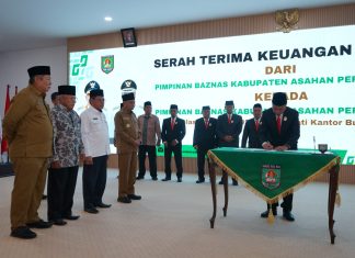 Bupati Asahan Lantik Pimpinan Baznas Kabupaten Asahan Periode 2024-2029