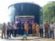 Bupati Lingga Resmikan Pemanfaatan SPAM Desa Sungai Buluh dan Peletakan Batu Pertama Pembangunan Pabrik Plywood