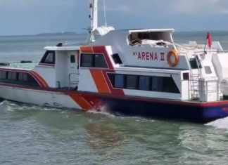 Setelah Docking, Kapal Cepat Arena II Kembali Beroperasi