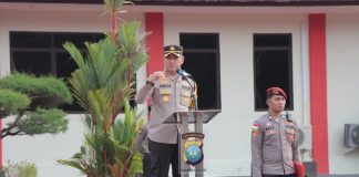 Apel Jam Pimpinan, Kapolres Lingga Tekankan Antisipasi Gangguan Kamtibmas di Bulan Suci Ramadhan