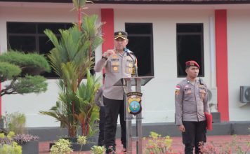 Apel Jam Pimpinan, Kapolres Lingga Tekankan Antisipasi Gangguan Kamtibmas di Bulan Suci Ramadhan