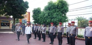 Bupati Asahan Pimpin Apel Gelar Pasukan Ops Keselamatan Toba 2024