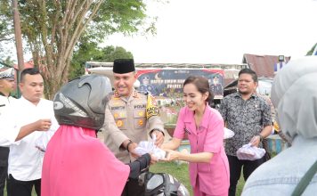 Dapur Ramadhan Polres Lingga Bersama Bhayangkari Cabang Lingga Berbagi Kenikmatan Buka Puasa