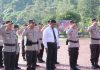 Polres Lingga Gelar Upacara Hari Kesadaran Nasional dan Prosesi PTDH Personel Melanggar Kode Etik