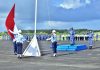 Lanud Raden Sadjad Natuna Gelar Upacara Bendera 17-an