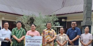 BPJS Ketenagakerjaan Pematangsiantar Berikan Santunan Kepada Ahli Waris Pengurus GKPS