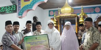 Didampingi Bupati, TSR Pemprov Sumbar Sambangi Masjid Raya Ampalu