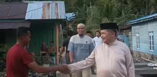 Safari Ramadhan di Desa Kiabu, Wabup Anambas Wan Zuhendra Disambut Hangat Warga