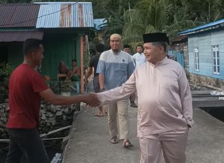 Safari Ramadhan di Desa Kiabu, Wabup Anambas Wan Zuhendra Disambut Hangat Warga