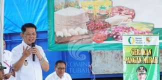 Jelang Hari Raya Idul Fitri 1445 H, Pemkab Tubaba Gelar Gerakan Pangan Murah