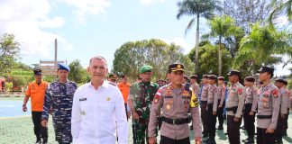 Wakil Bupati Natuna Rodhial Huda Pimpin Apel Gelar Pasukan Operasi Ketupat Seligi 2024