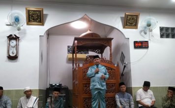 Wabup Anambas Wan Zuhendra Safari Ramadhan di Masjid Raudhatul Jannah Desa Sri Tanjung