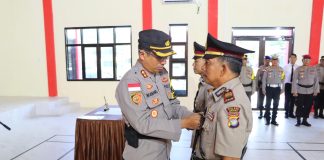 Kapolres Natuna Pimpin Sertijab Kabag Ops dan Kasipropam