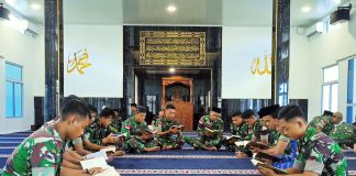 Semangat Ramadhan, Personel Lanud RSA Natuna Khatam Alquran Bersama