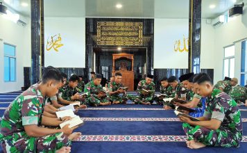 Semangat Ramadhan, Personel Lanud RSA Natuna Khatam Alquran Bersama