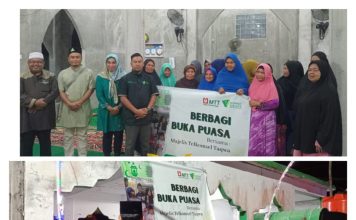Majelis Telkomsel Taqwa Bersama Dompet Dhuafa Kepri Ramadhan Berbagi di Kampung Tua Penagi