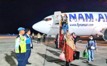Penerbangan Malam, Wujud Dukungan TNI AU Lanud Raden Sadjad Untuk Masyarakat Natuna