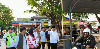 H-2 Lebaran, Gubernur Ansar Tinjau Kelancaran Arus Mudik di Pelabuhan Roro Tanjung Uban